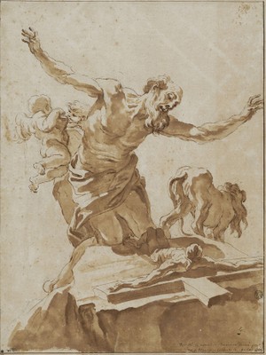 Le Bernin Saint Jerome devant le crucifix