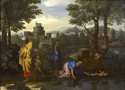 Moïse exposé sur les eaux