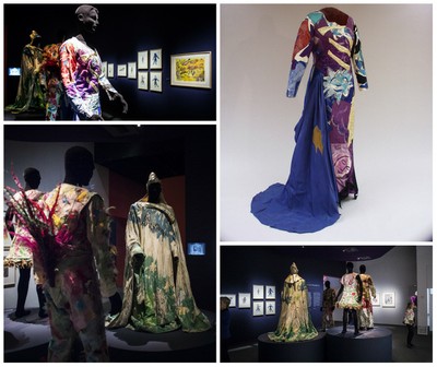 vignette collage costumes Chagall