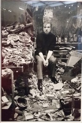 Francis Bacon dans son atelier 1989