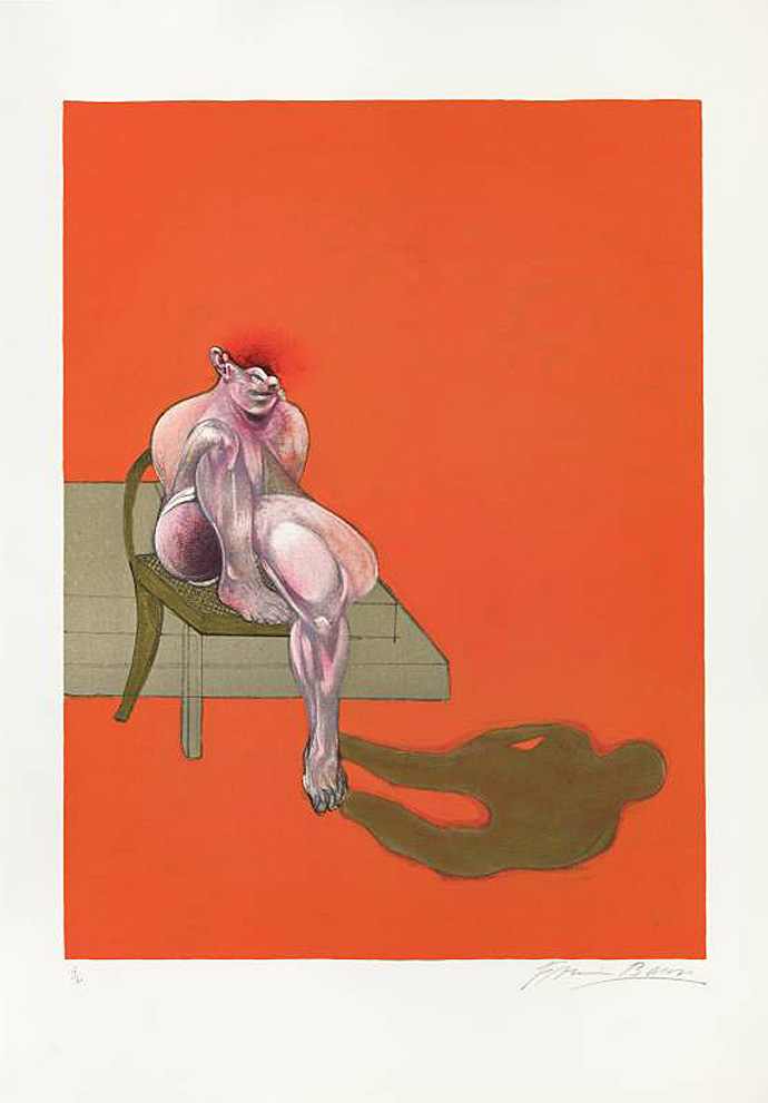 Francis Bacon Triptyque, gauche, 1983