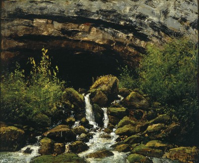 Gustave COURBET Source dans le Jura vignette