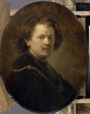 Rembrandt Autoportrait à la tête nue © RMN Grand Palais (musée du louvre)   Hervé Lewandowski