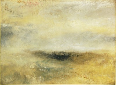 Turner paysage marin avec tempête