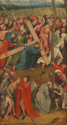 vignette Kruisdraging Carrying of the Cross Wien, Kunsthistorisches Museum, Gemaldegalerie LR