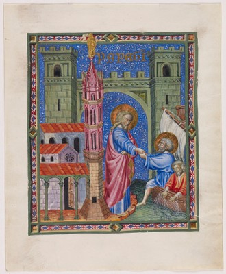 Atelier de Matteo di Ser Cambio, Vocation de saint Pierre et de saint André, Pérouse, après 1377