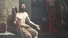 Un tableau de Saint Jean-Baptiste sort de l'ombre