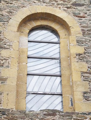 Conques, Abbatiale Sainte Foy   vitraux w
