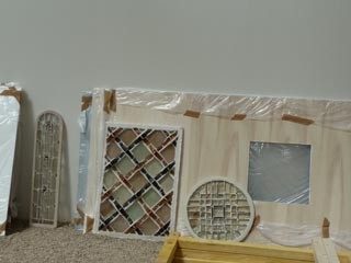 Préparatifs de l’exposition « Lumières d’été » – Montage à l’Orangerie
