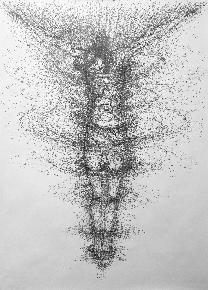 Le « Noyau cosmique » de Yazid Oulab : image de l’élévation ascensionnelle du Christ ?