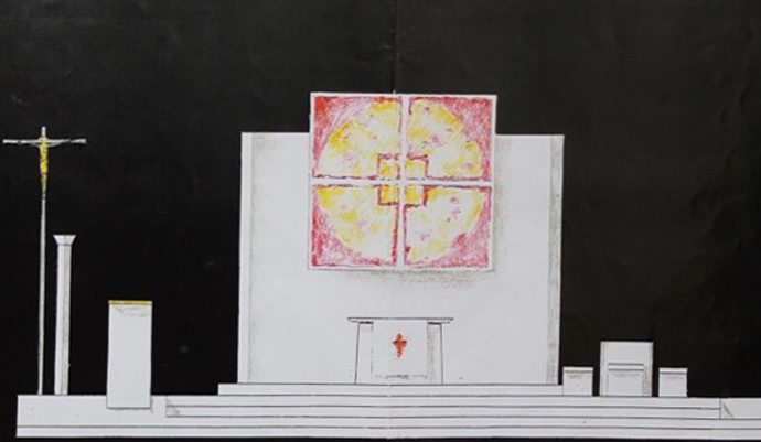 Le tissu, un art vivant – un antependium contemporain pour le Sacré-Coeur de Vesoul