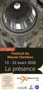 27e édition : Festival du Marais Chrétien